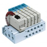 SMC solenoid valve 4 & 5 Port SS5Y7-50/51, 7000 Series Manifold for Series EX510 Gateway Serial Transmission System (IP20)